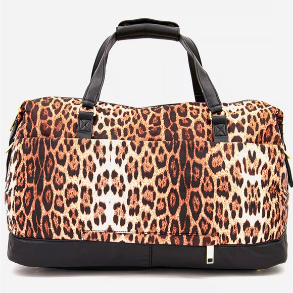 Cavalli Class by Roberto Cavalli Leopard-Print Travel Duffel - Picture 15 of 15
